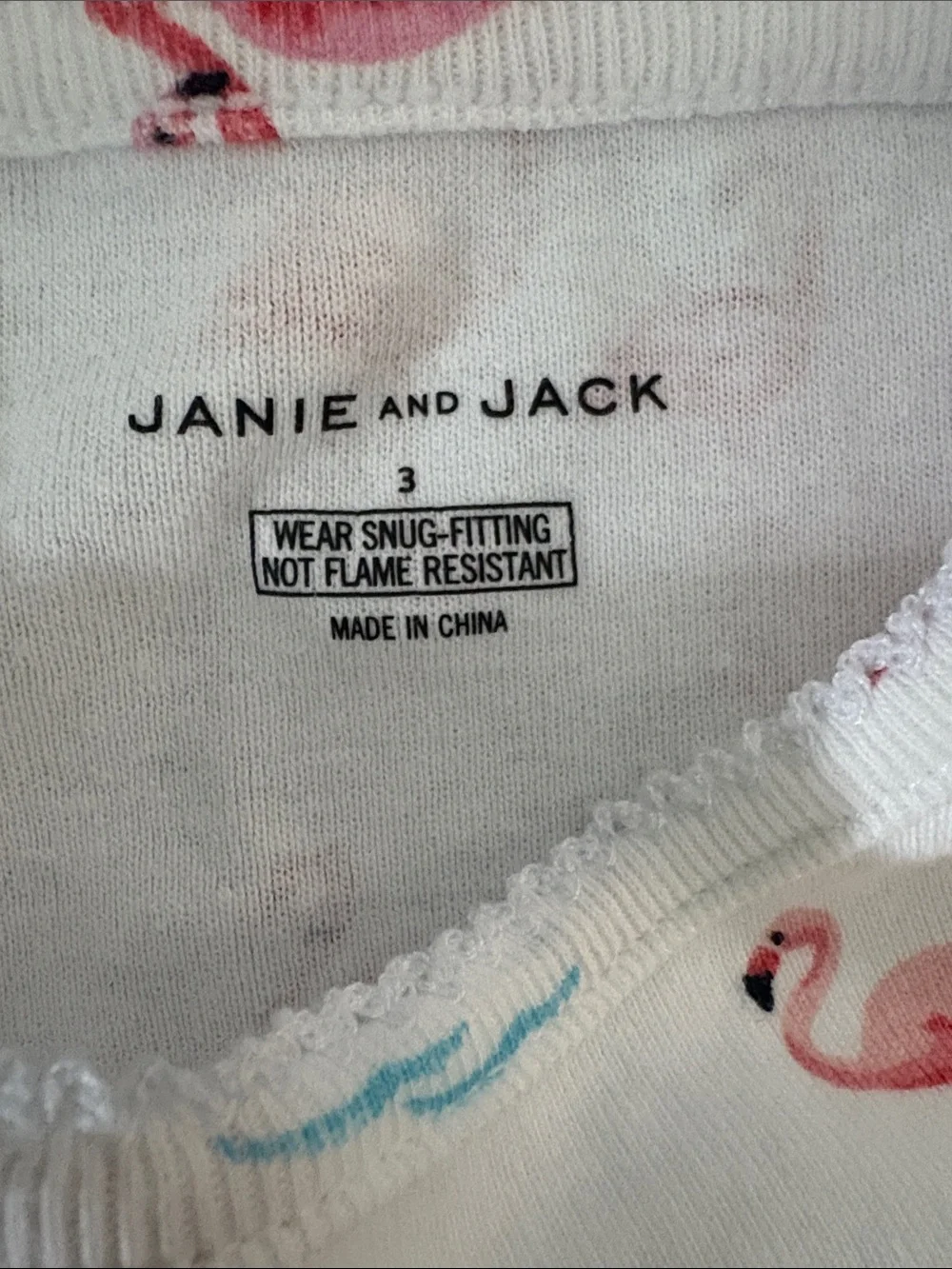 Size 3 Janie and Jack short sleeve pajama sets
